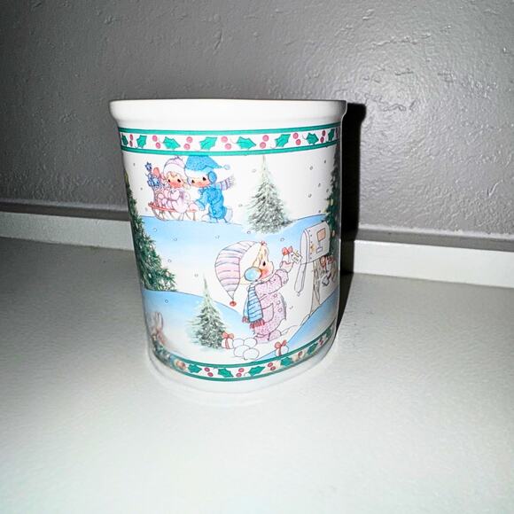 Precious Moments Enesco Christmas Mug | Vintage Winter Scene | 1993 Collectors - Picture 4 of 7